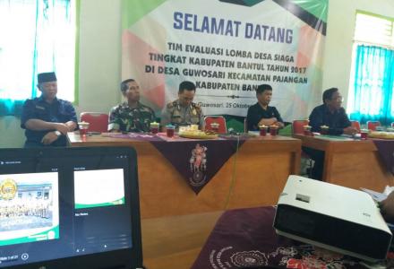 Kunjungan Lapangan Lomba Desa Siaga Tahun 2017