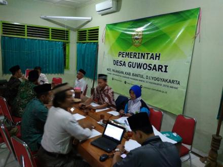 Rapat Koordinasi BPD jelang Lepas Sambut