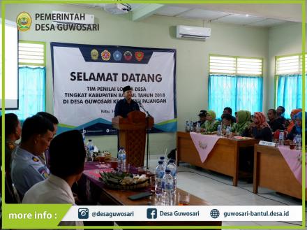 Masuk 6 Besar, Guwosari dikunjungi tim Lomba Desa 