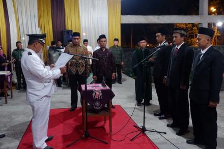 Pelantikan Pamong Desa Guwosari Tahun 2018