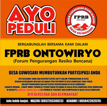 Ayo bergabung di FPRB ONTOWIRYO