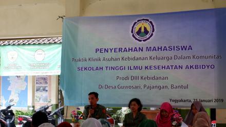 Serah Terima Mahasiswa Praktik Akbidyo