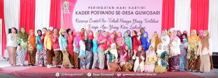 KADER POSYANDU GUWOSARI GELAR PERINGATAN HARI KARTINI