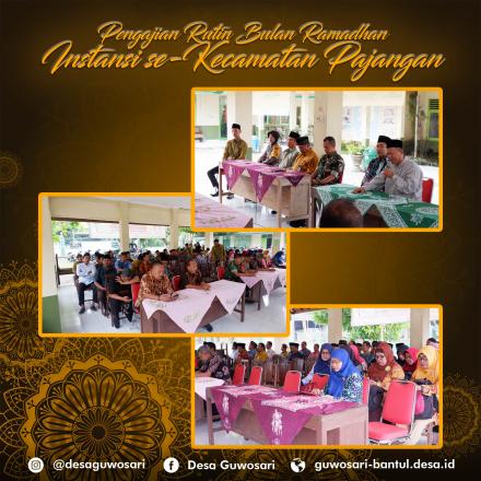 PENGAJIAN INSTANSI SE-KECAMATAN PAJANGAN