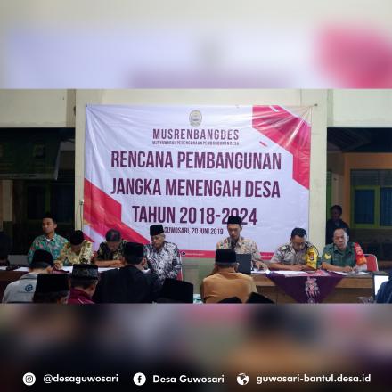 MUSRENBANGDES RPJMDES TAHUN 2018-2024