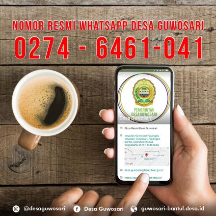 NOMOR RESMI WHATSAPP DESA GUWOSARI