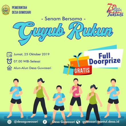 SENAM BERSAMA GUYUB RUKUN, FULL DOORPRIZE