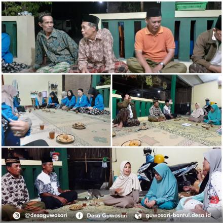 PERTEMUAN MAHASISWI STIKES AKBIDYO BERSAMA PERANGKAT DUSUN KARANGBER